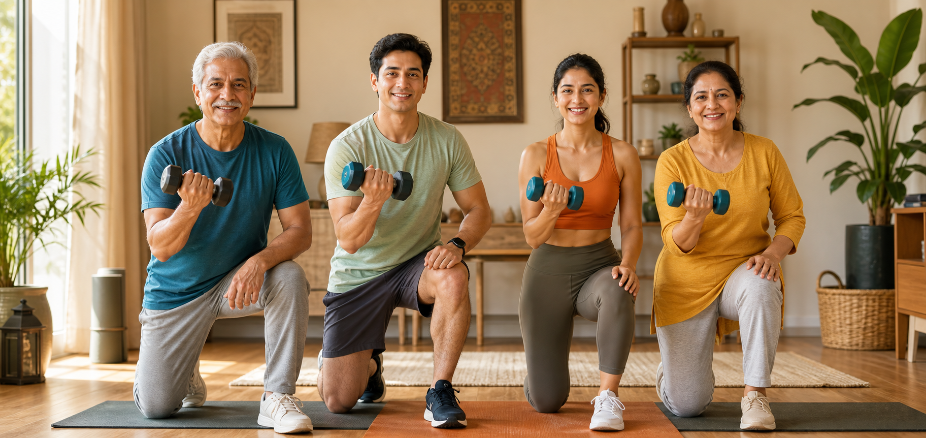 Strong For Them: A Safe Home Workout for Parents Over 50