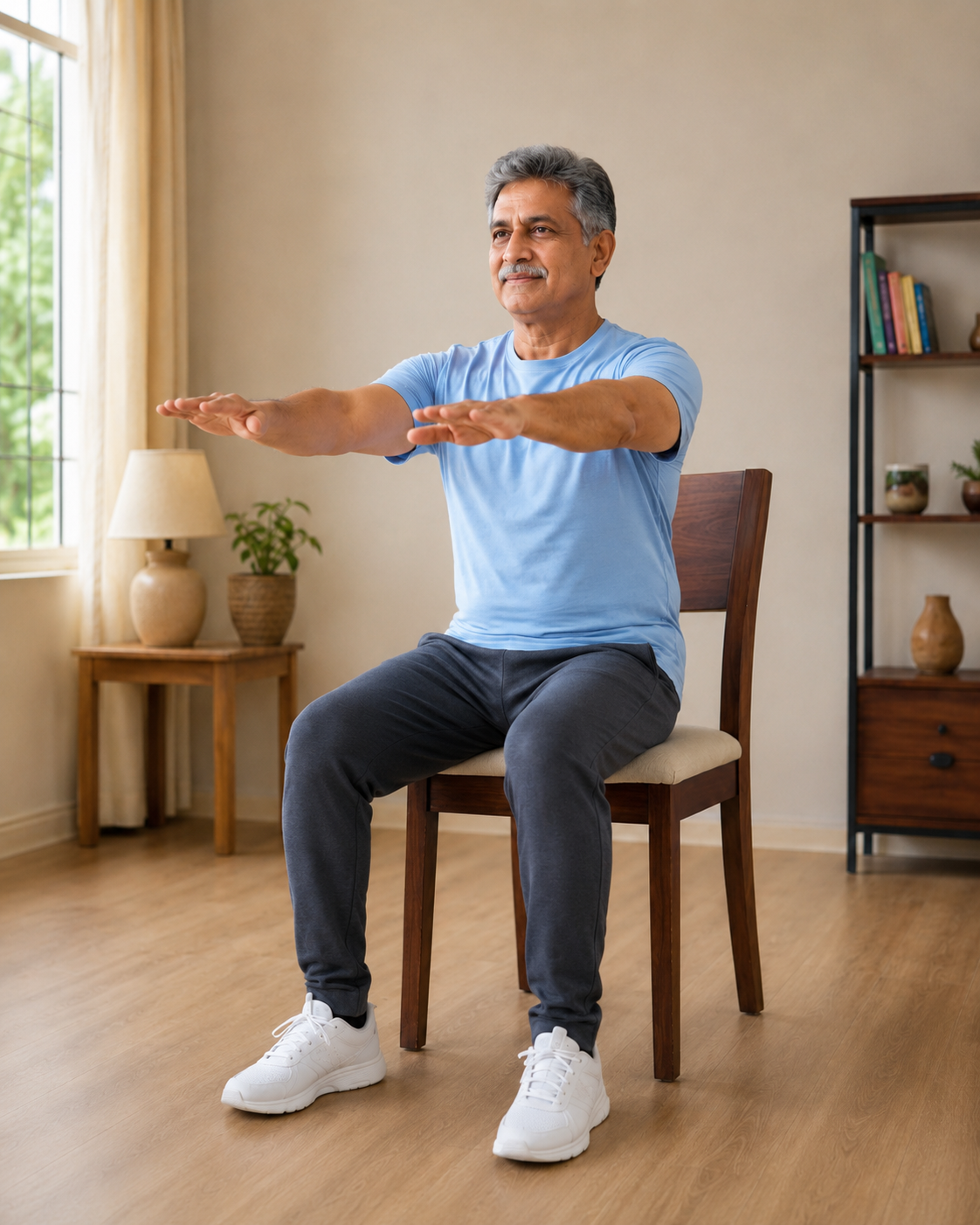 Chair Squat finish position