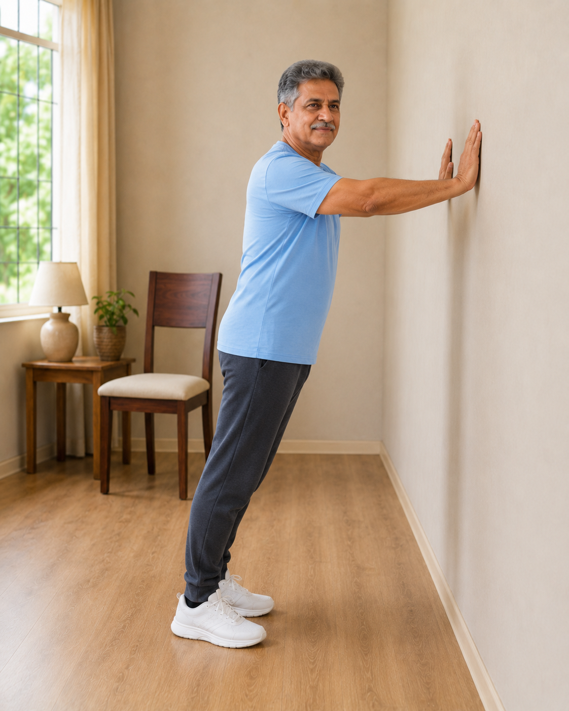 Wall Push-Up start position