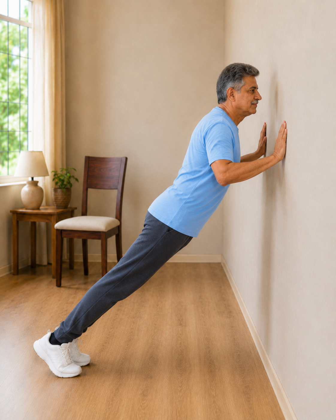 Wall Push-Up finish position