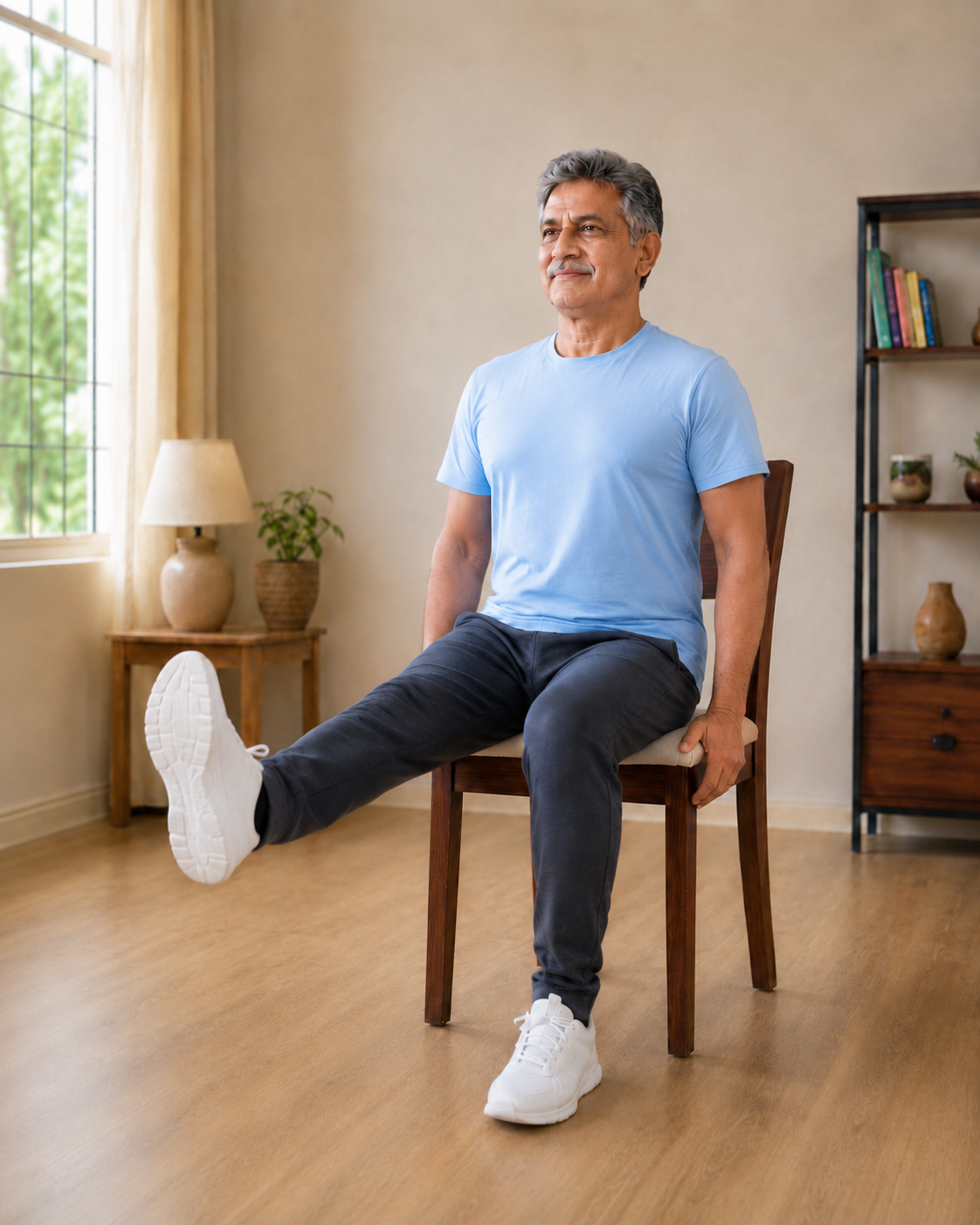Seated Knee Extension finish position