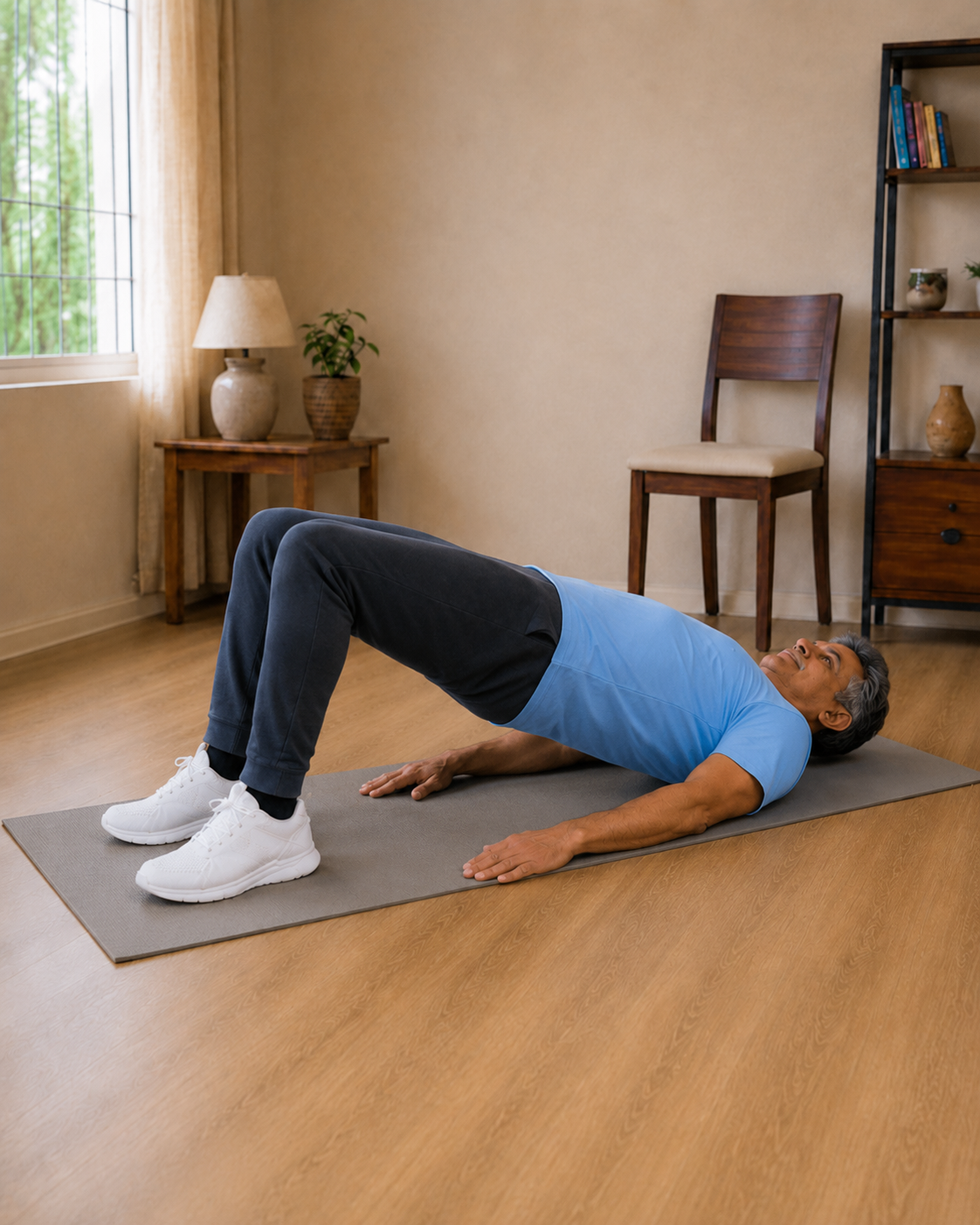 Glute Bridge finish position