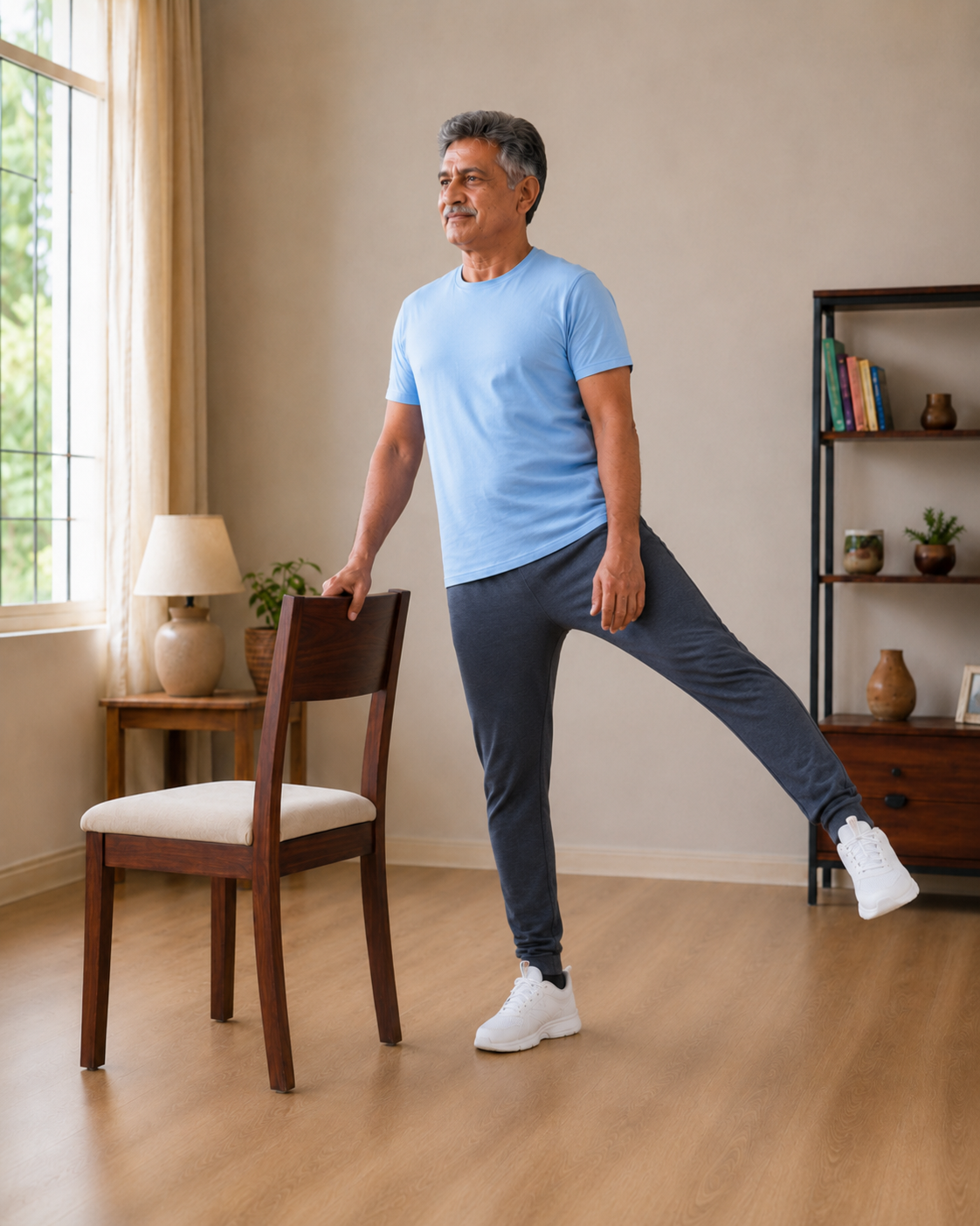 Side Leg Raise finish position
