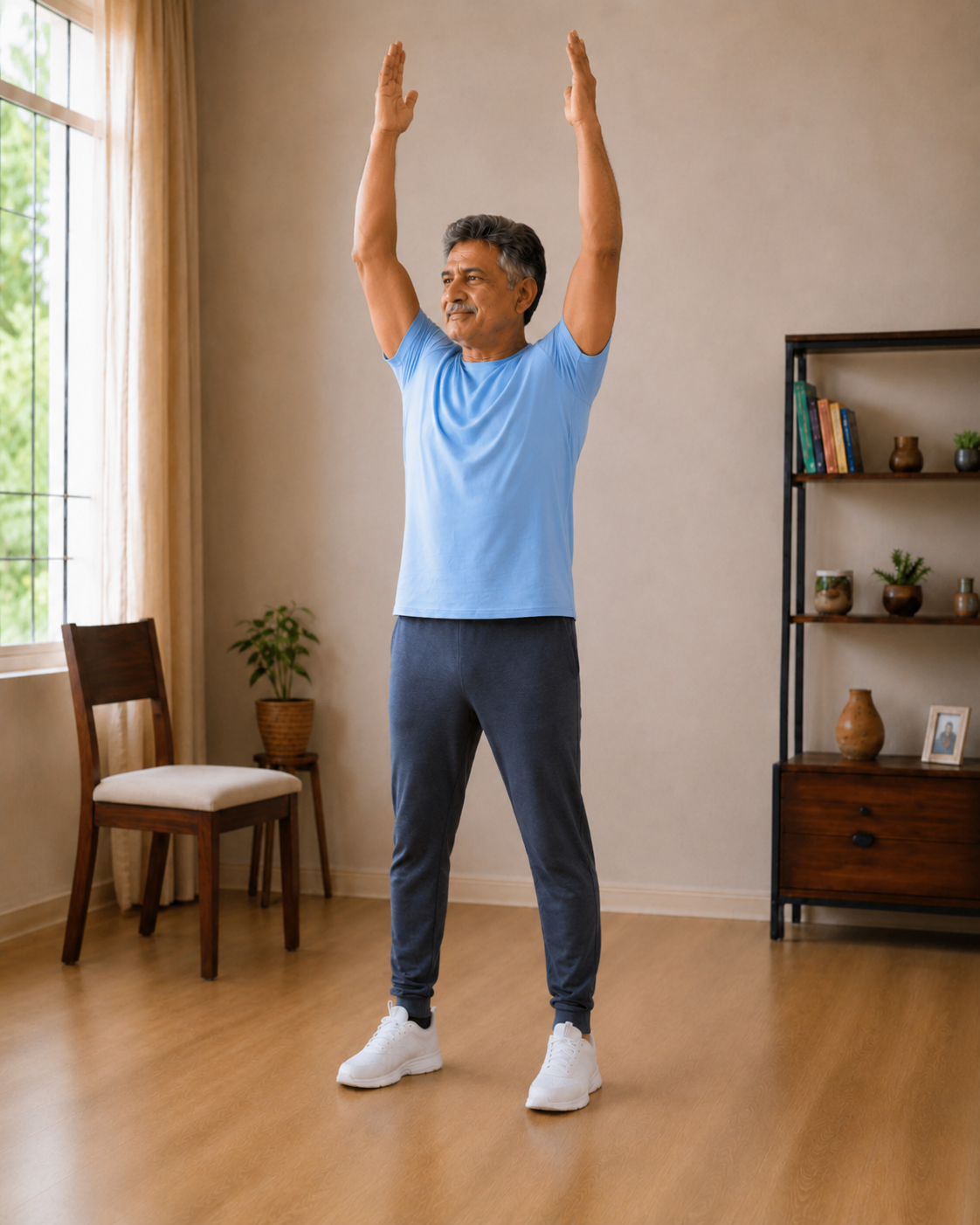 Overhead Reach finish position